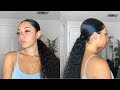 SLEEK MIDDLE PART EXTENDED PONYTAIL | Beauty Forever Hair