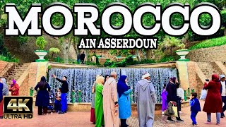 Exploring Beni Mellal, Morocco on Foot in 4K! Ain Asserdoun [Apr 2024]