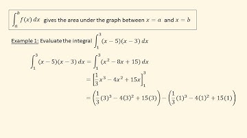 Core 1 11A area under a graph