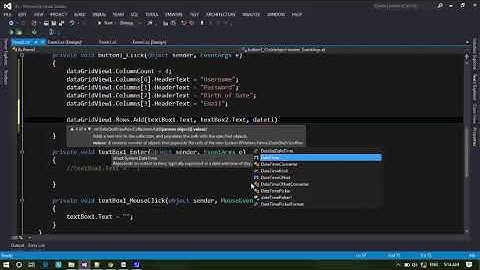 fill datagridview in c# manually by code