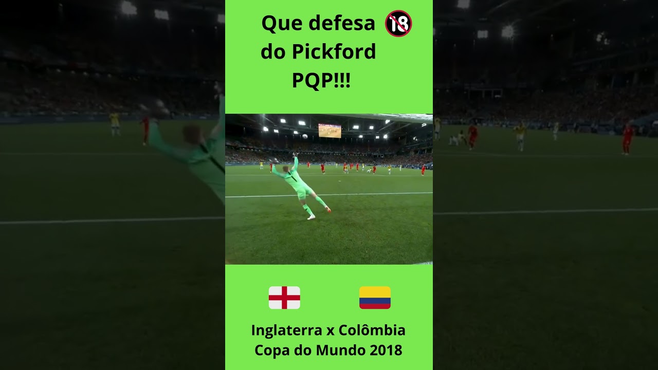 Pickford faz defesa histórica em jogo de Copa do Mundo 