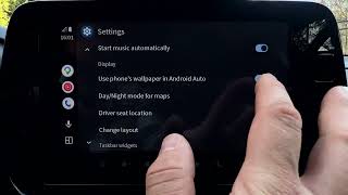 Suzuki S-Cross - How to Set Phone Wallpaper in Android Auto