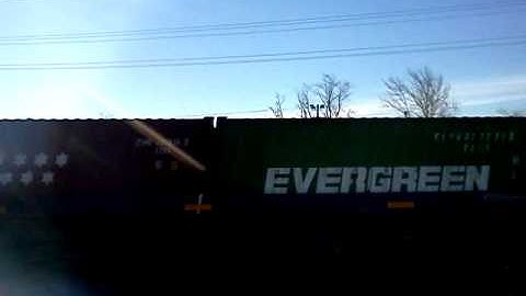 NS stack Train Speeds Through Bound Brook