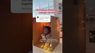 DIY Christmas Photo Box Collage Tutorial🎄#christmasseason #christmasphotoshoot #christmasphotoideas  screenshot 5