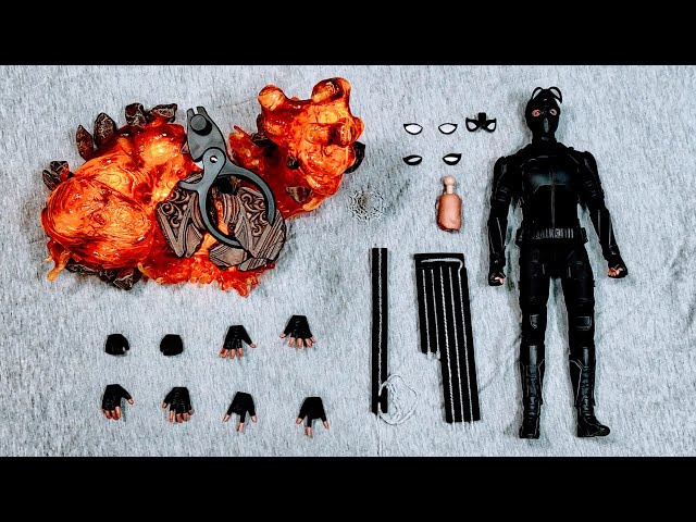 HOT TOYS Spider-man Stealth Suit Deluxe set - YouTube