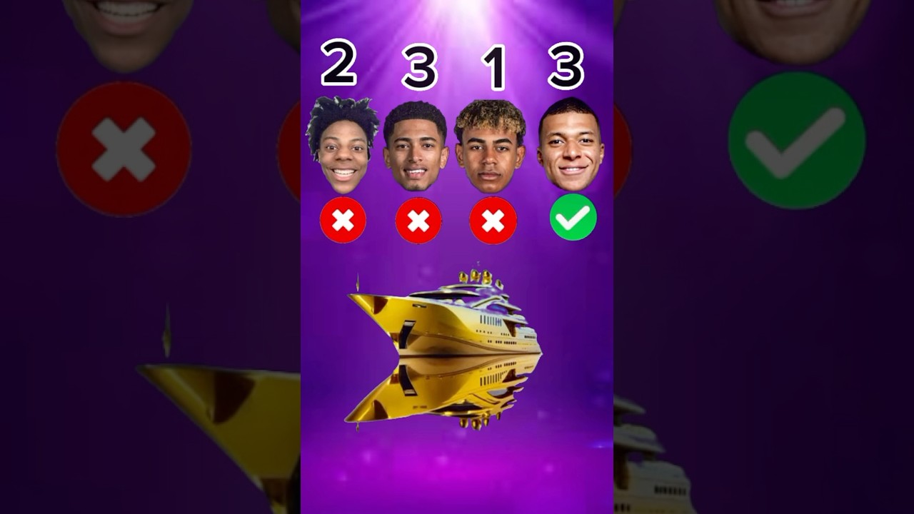 showspeed Vs Bellingham Vs Lamine Yamal Vs Mbappe 