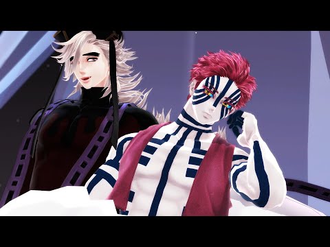 【鬼滅のMMD】 プロトディスコ 【童磨 & 猗窩座／Douma & Akaza】demon slayer / Kimetsu no Yaiba