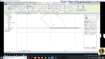 Revit 2020- sửa lỗi vẽ đường thẳng nhưng không thấy trên Section, vẽ cầu đúc hẫng