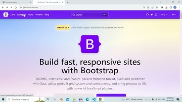 Footer in Web Site using Bootstrap #bootstrap #vscode #footer | Let