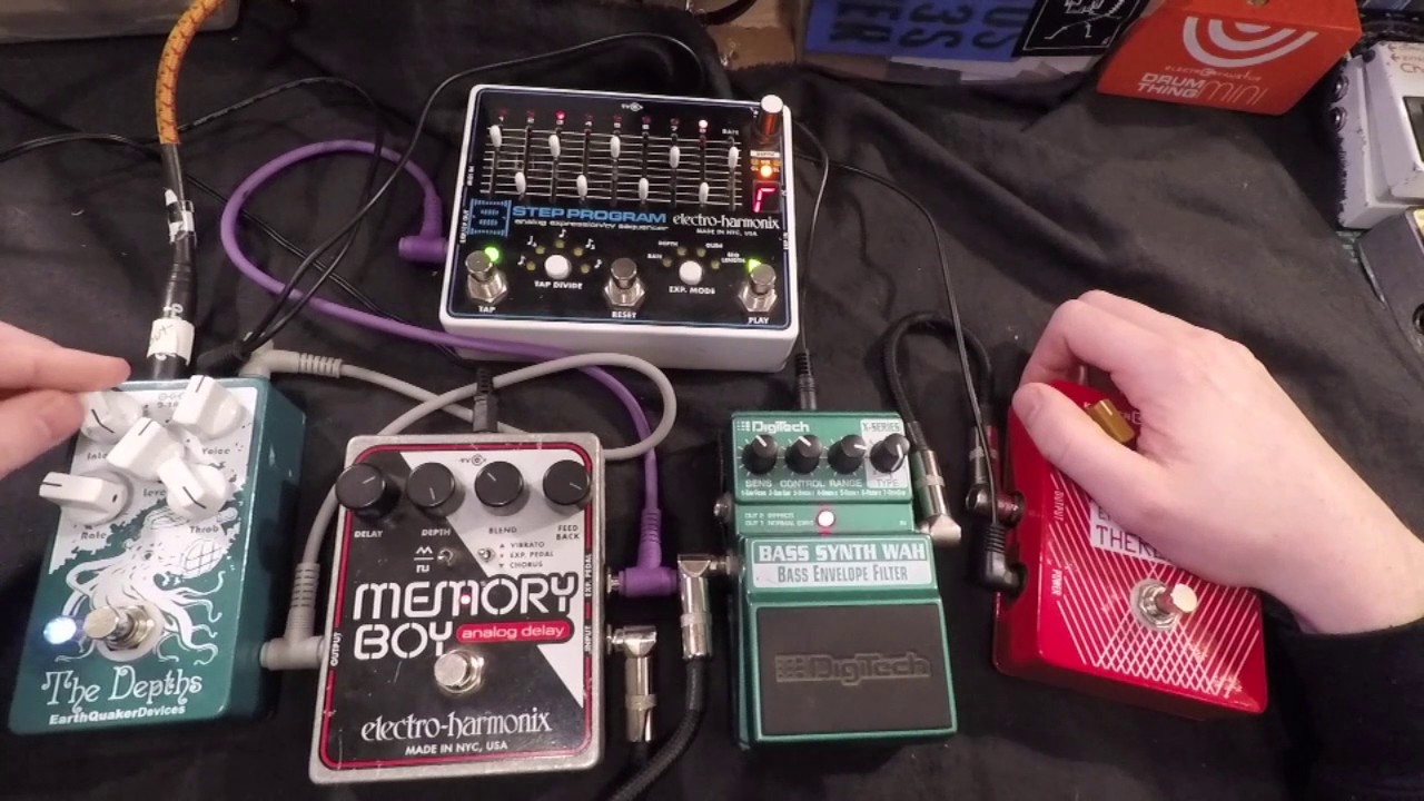 Electro Faustus EF102 Photo Theremin with Bass Synth Wah, Memory Boy, 8  Step Program and The Depths