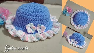 Crochet || Topi Rajut Bayi @GaleriKanita
