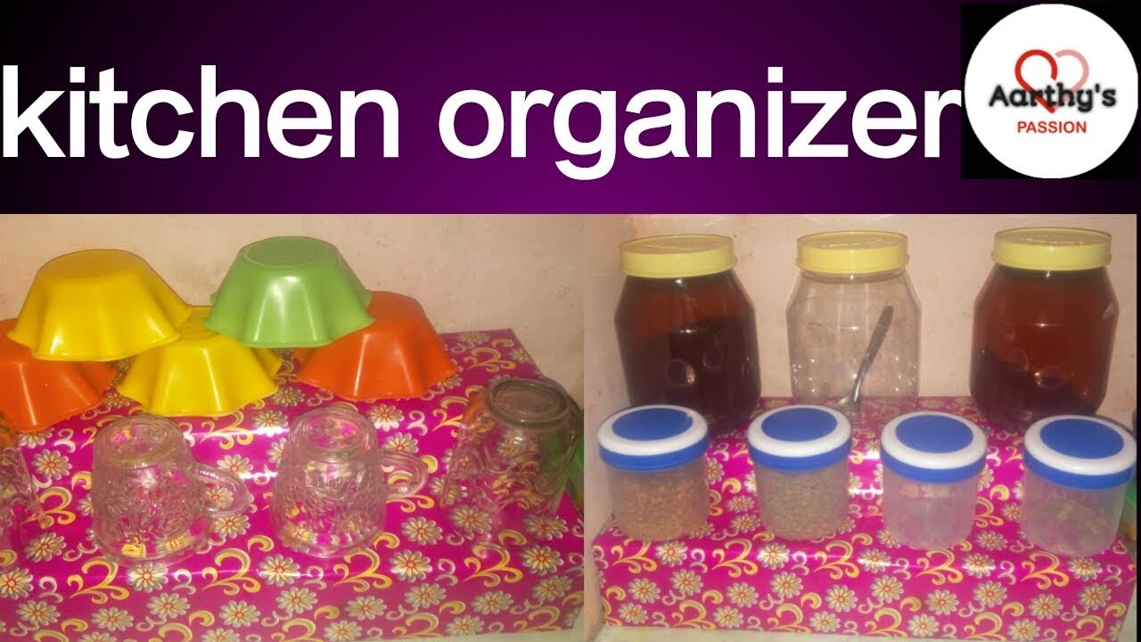 Diy kitchen organizer(2step)//Aarthy's passion YouTube