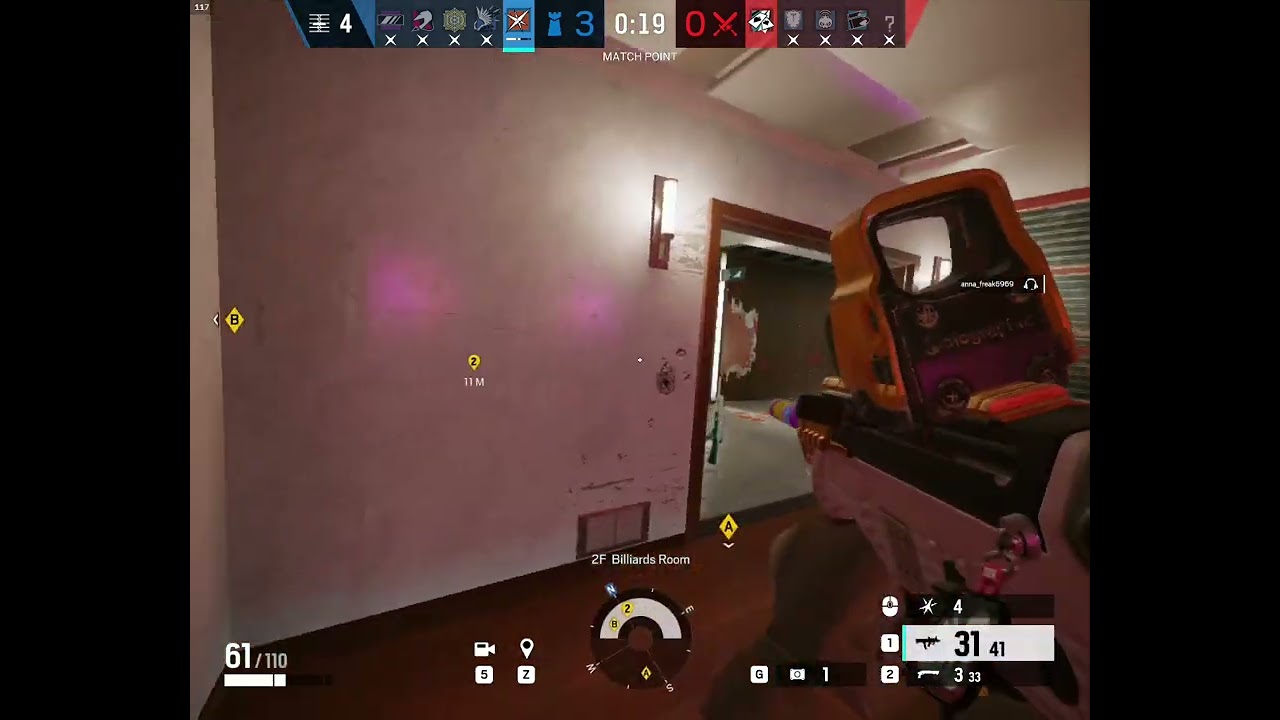 clutching 1v3 match point (R6)