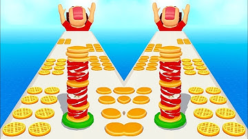 Pancake Run 🍎🍑🥞 MAX LEVELS All Levels Gameplay Walkthrough Android, iOS BIG UPDATE!!!