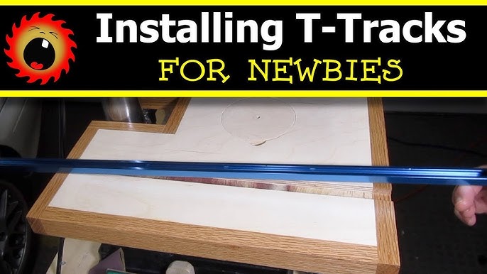 Make your own T-Tracks and T-Slots! 