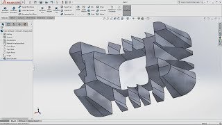 Solidworks Tutorial Extrude Complex 3D Model