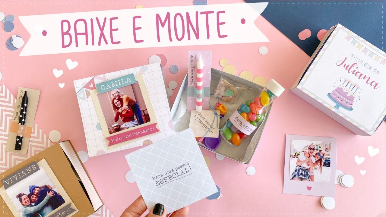 CAIXINHA DE PRESENTE DE ANIVERSÁRIO | COMO FAZER?
