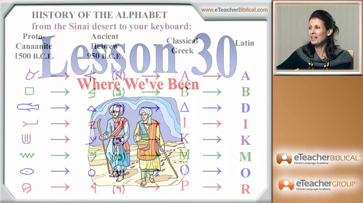 Learn Biblical Hebrew - lesson 30 - Where We've Been | by eTeacherBiblical.com