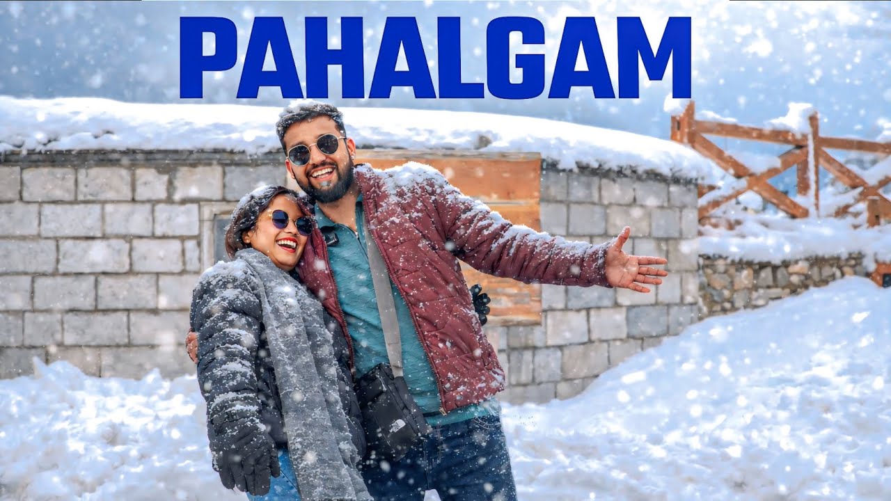 -21° 🥶 Explore PAHALGAM | VOLVO Bus JOURNEY | Heavy SNOWFALL ❄️