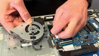 HP 17 Laptop. DIY Take apart, fix, repair, upgrade replace: memory SSD Motherboard LCD Battery