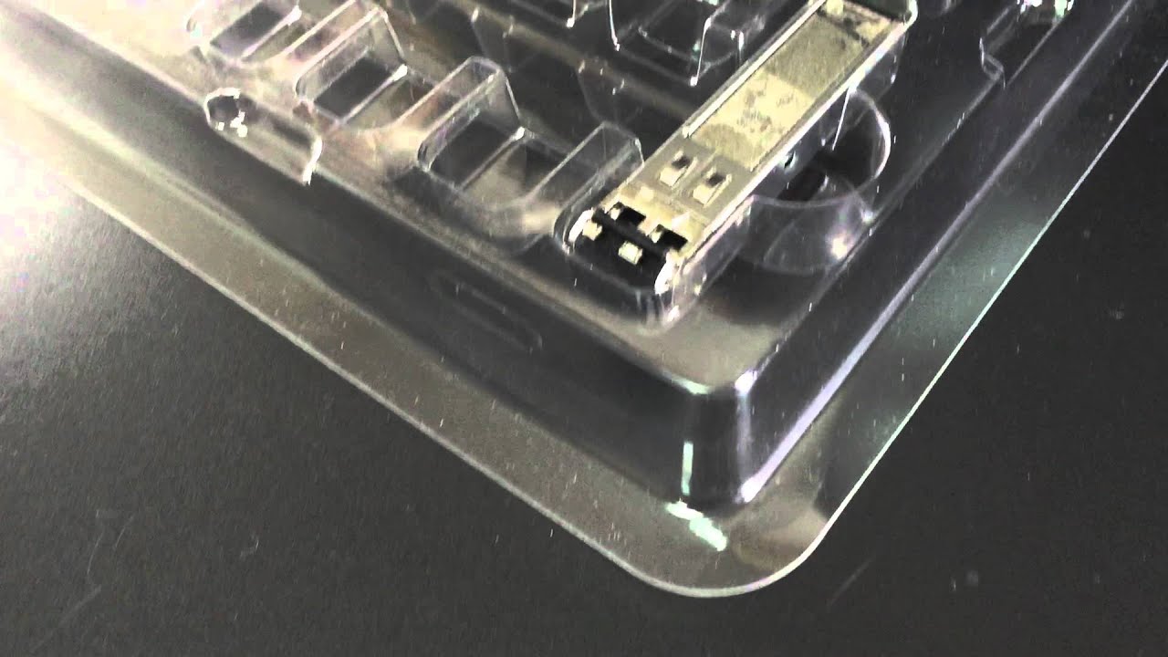 tray SFP optical transceiver plastic box clamshell (www.memorypack.com.tw)