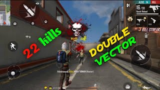 Double vector | 24 kills | op headshot gameplay |