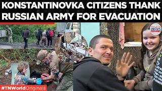 KONSTANTINOVKA EVACUATION: Russian Forces Escort Civilians Out of Frontline Area | Times Now World