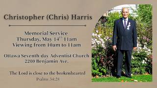 Celebration of Life | Christopher(Chris) Harris  | May 14,2026 |