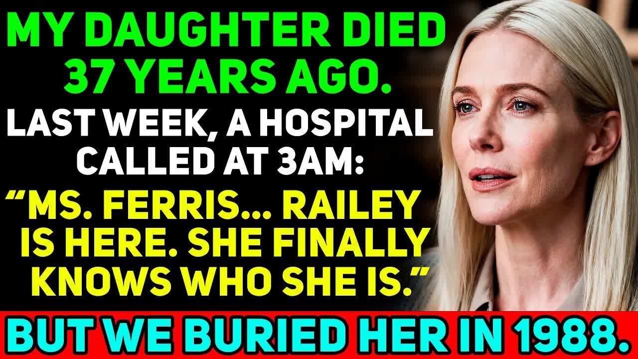 My DAUGHTER Was Buried 31 Years Ago  But Last Week A Hospital Called At 3AM & Said： Your Daughter Is