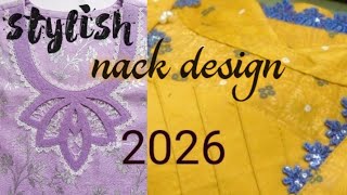 Beautiful nack design for 2026 |front back gala design #fashion
