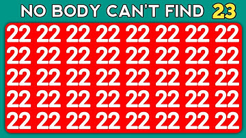 FIND THE ODD ONE OUT | NUMBER AND LETTER EDITION | ODDITY SPOTTING