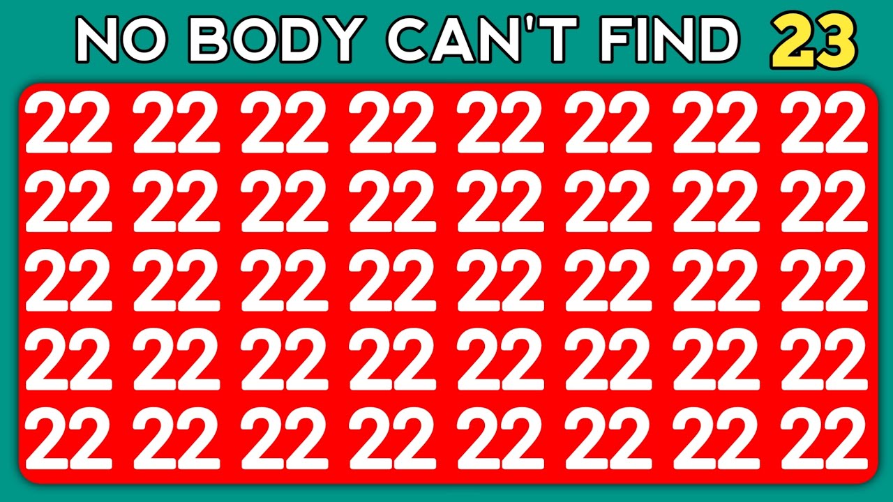 FIND THE ODD ONE OUT | NUMBER AND LETTER EDITION | ODDITY SPOTTING ...