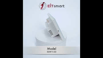 Công tắc cảm ứng thông minh EITsmart, kết nối WiFi, kính cường lực chống trầy - 03 Nút. ESW11-03