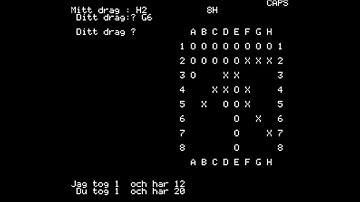 Oric Atmos Longplay - Othello (1983) Stig Ronand