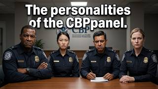 What are the personalities of the CBP Structured Interview panel?