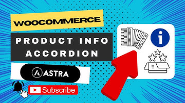 Astra WooCommerce: switch the product information from tabs to an accordion