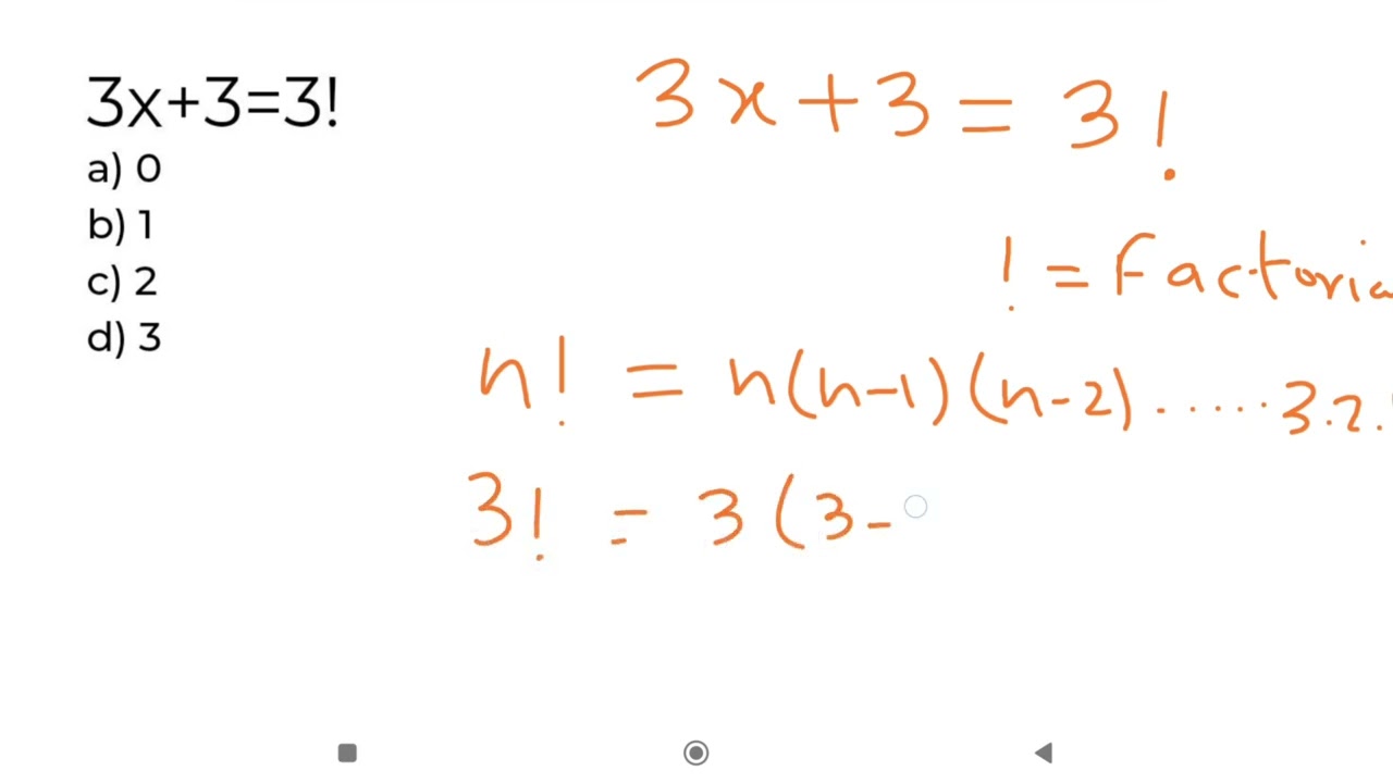 Only Genius Can Solve This factorial  😱 | IQ Test in Hindi