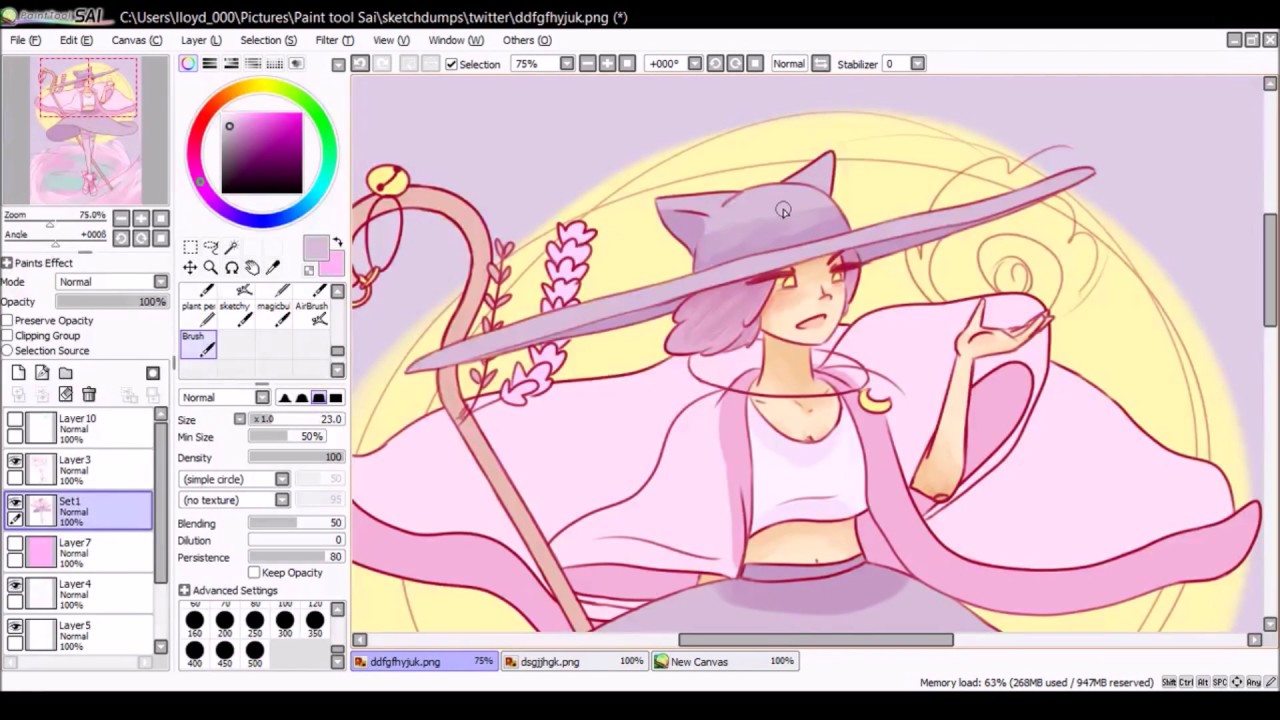 witchsona 2017 (speedpaint)