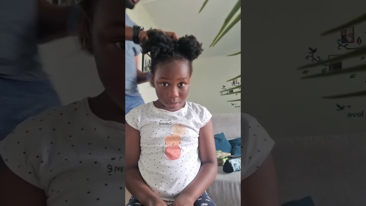 Hair style tutorial of daddy & daughter