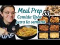 *MEAL PREP FÁCIL* Menú Semanal Saludable Paso a Paso *BATCH COOKING*