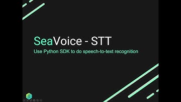 SeaVoice Speech-to-Text Python SDK demo - English