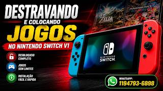 Como destravar Nintendo switch v1 com chip aula grátis