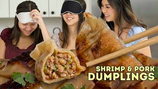 My Daughters Cooked: Shrimp & Pork Pan Fried Dumplings