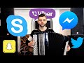SOCIAL MEDIA RINGTONES ON ACCORDION | Messenger, Viber, Skype, Twitter, Snapchat - Sound