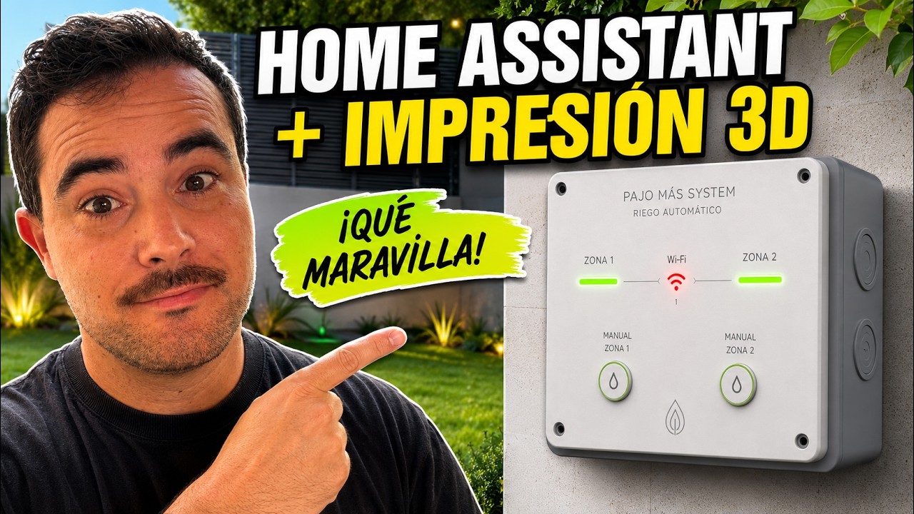 Combiné Home Assistant e impresión 3D… y acabé montando un sistema automático