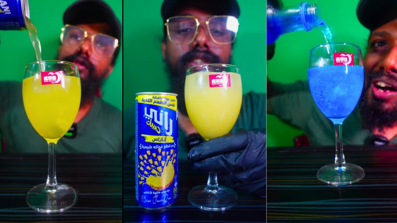 lemon pineapple blueberry juice mukbang asmr YouTube