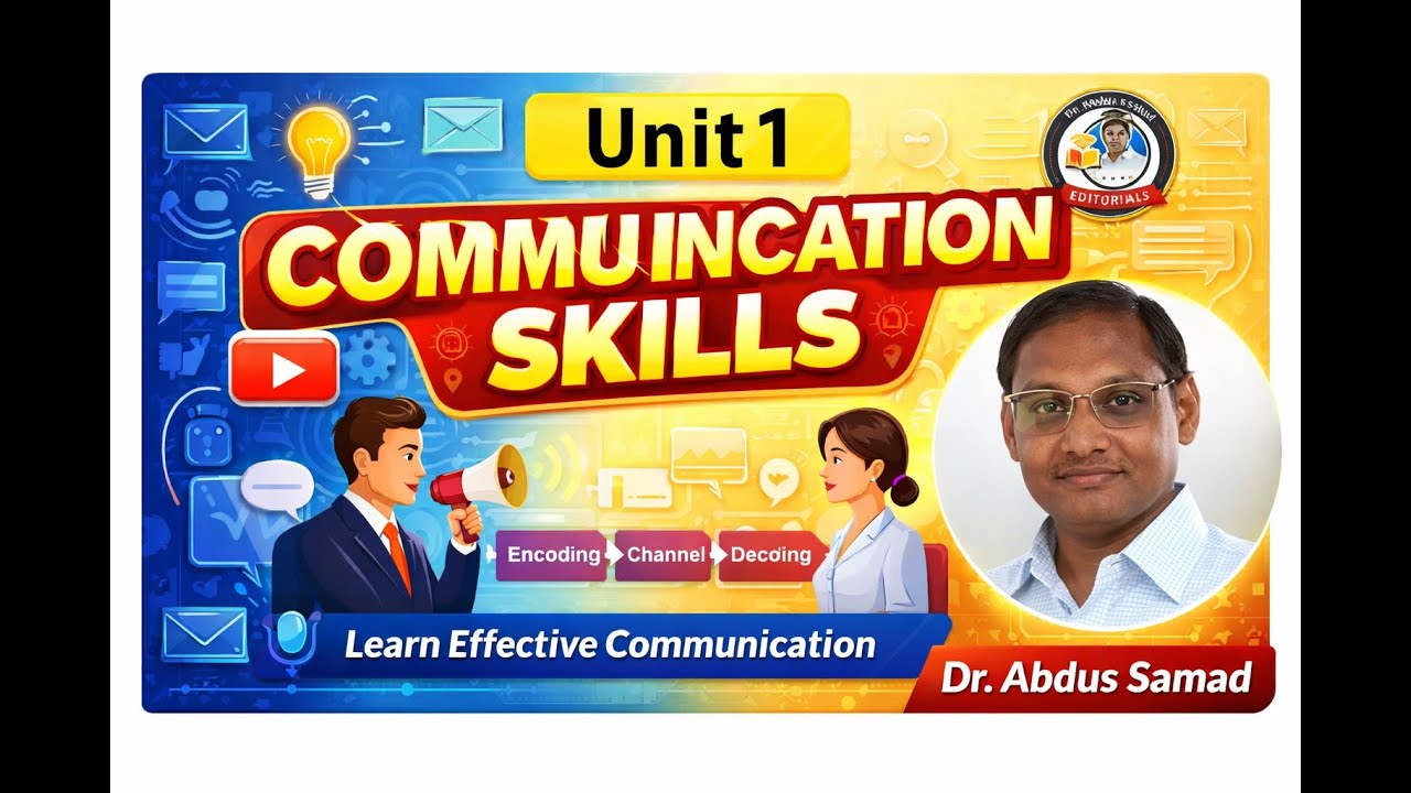 Communication Skills | Employability Skill Effective for everyone | Dr. Abdus Samad Edutorials