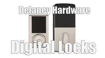 Delaney Hardware Digital Locks  KP300 and Handlesets Sk500