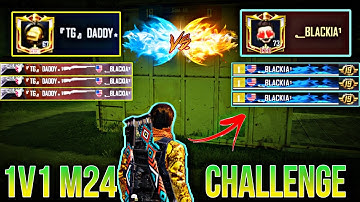 1V1 M24 CHALLENGE WITH CONQUEROR PLAYER 🔥| HANCAM ❤️ | PUBG MOBILE