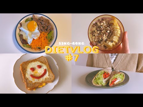 Video (sub)DIETVLOG 7 [53kg-46kg] ????#healthymeal #eatclean... - youtube
